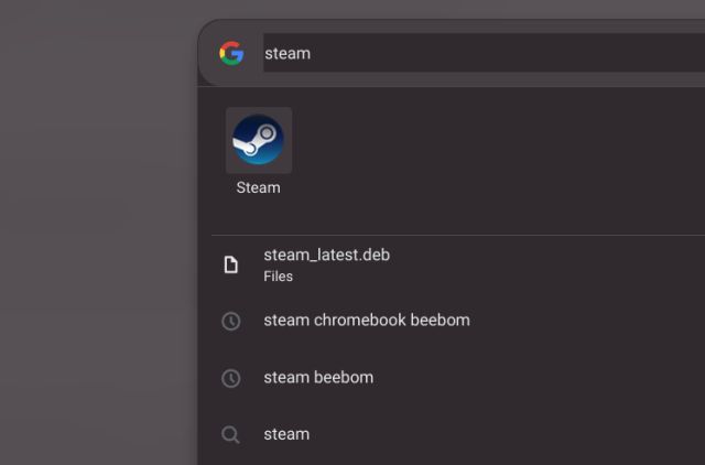 steam link on chromebook