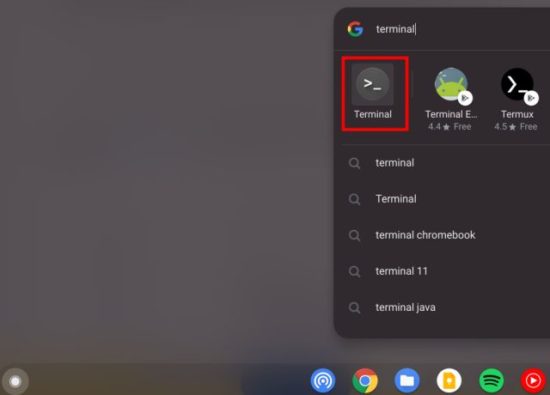 how to install linux on a school chromebook