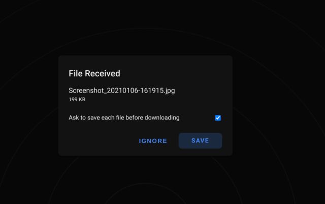 Wirelessly Connect iPhone and Chromebook Through Snapdrop