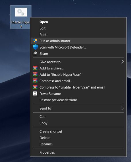 install hyper v on windows 10 home