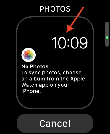 Set photo as a wallpaper on Apple Watch