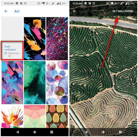 Wallpapers by Google Automatically Change Lock Screen Wallpapers on Android