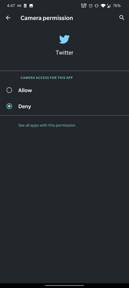 allow or deny permission