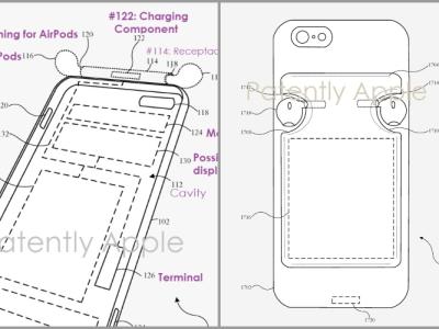 Apple patent iphone cases with airpods charging