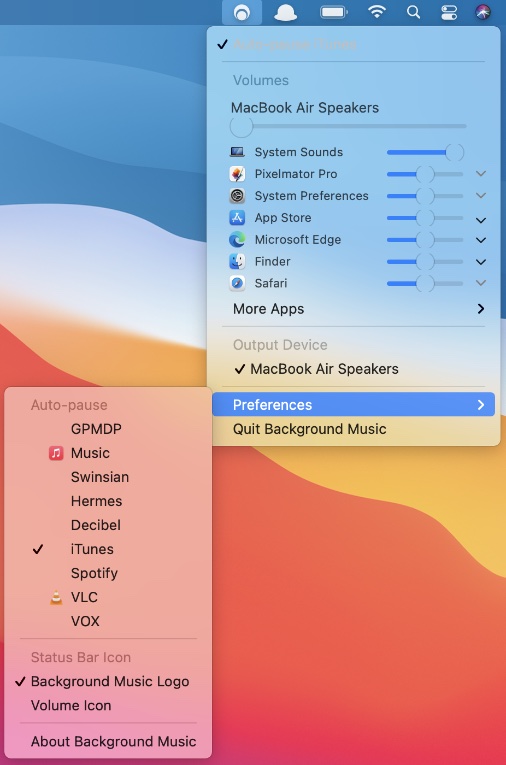 how to close background apps on macbook air