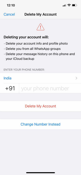 How to Delete WhatsApp Account on Android  iOS  and KaiOS - 23