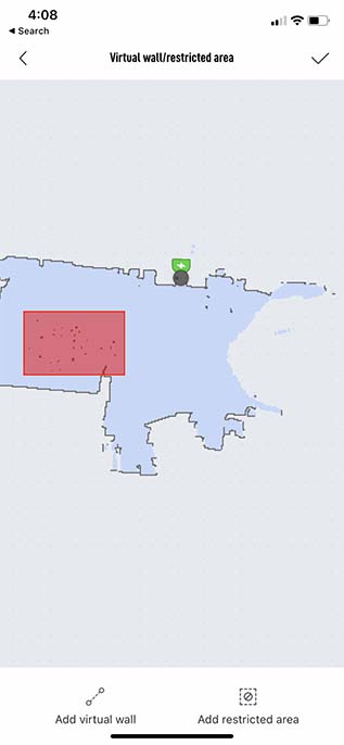 creating virtual walls restricted areas mi home app