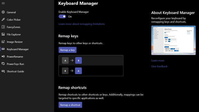 reassign keyboard keys windows 10 lenovo 510 shift key