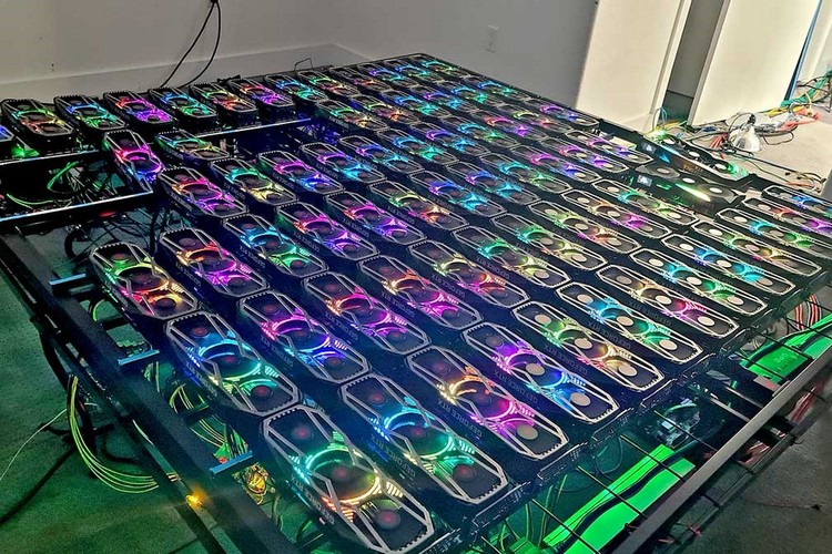 The 78 Nvidia RTX 3080 GPUs crypto mining rig makes ...