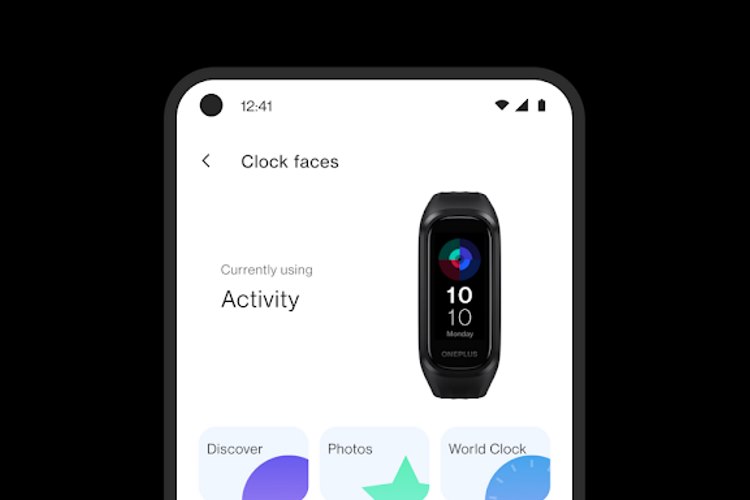 oneplus band design revealed in oneplus health app