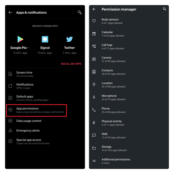 permission manager android