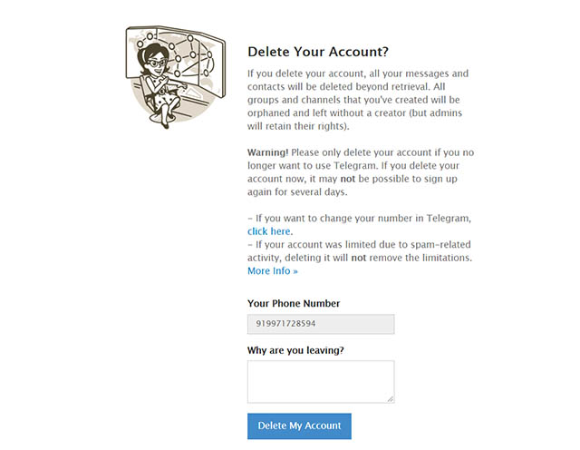 How to Delete Telegram Account Permanently  Guide  - 66