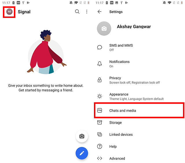 How to Back Up and Restore Signal Chats on Android Beebom