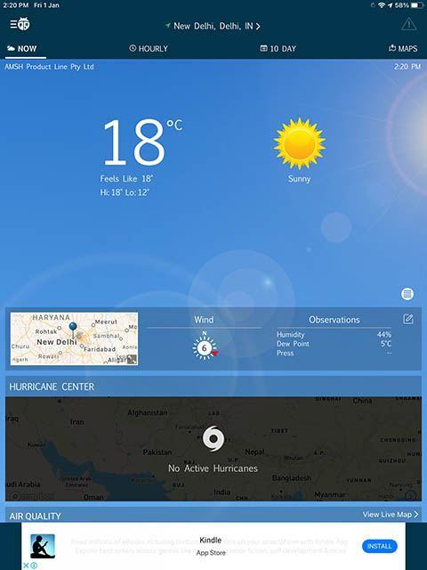 weatherbug app