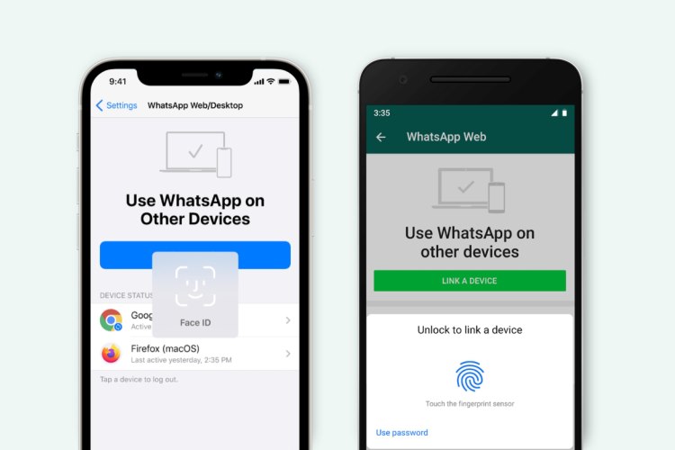 whatsapp web and desktop gain biometric authentication