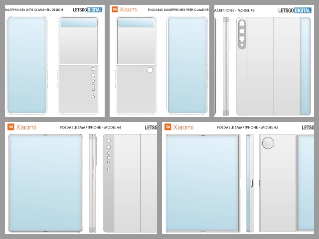Xiaomi foldabe smartphone patents for 2021