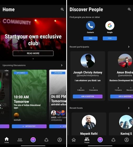 Best Apps Like Clubhouse For Android and iOS (2021) leher
