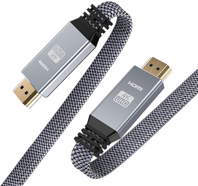 Snowkids 4K Flat High Speed HDMI 2.0 Cable