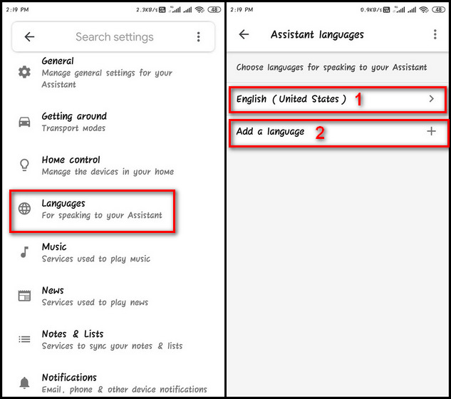 كيفية تغيير الصوت واللغة في Google Assistant على Android و iOS 