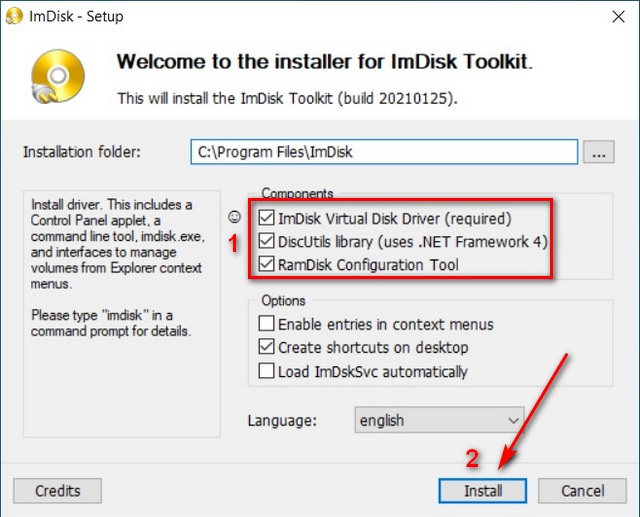 ImDisk Installer