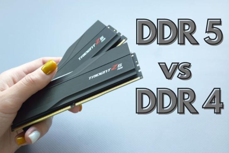DDR5 vs DDR4 RAM