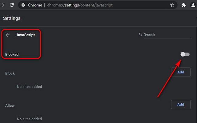 Configuración de Google Chrome