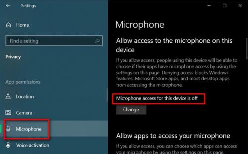 WINDOWS CAMERA MICROPHONE AND PRIVACY visual data 4