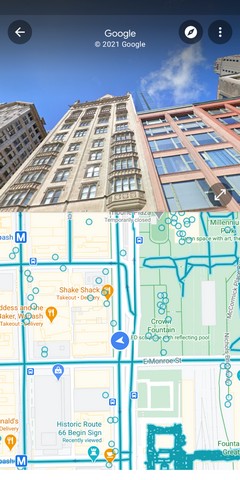Google adds a split-screen UI for Street View