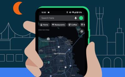 Google maps dark theme official announcement