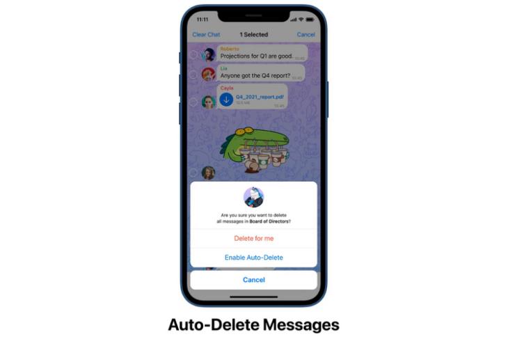 How to Auto-Delete Messages on Telegram