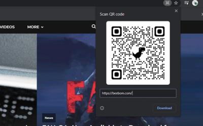 How to Create QR Codes for URLs Using Google Chrome