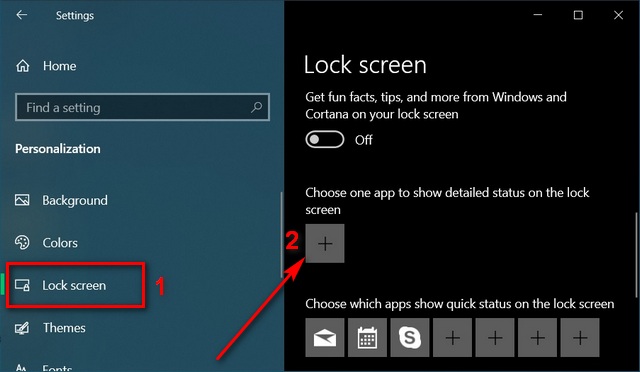 change notification settings Disable Notifications on Windows 10 lock screen