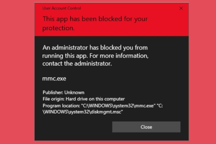How to Fix “An administrator has blocked you from running this app” Error