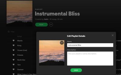 How to Upload a Custom Playlist Image on Spotify