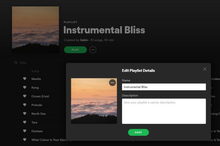 How to Upload a Custom Playlist Image on Spotify