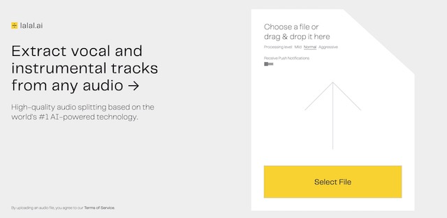 Lalal ai  Extract Vocals and Instrumental Tracks from Audio - 89
