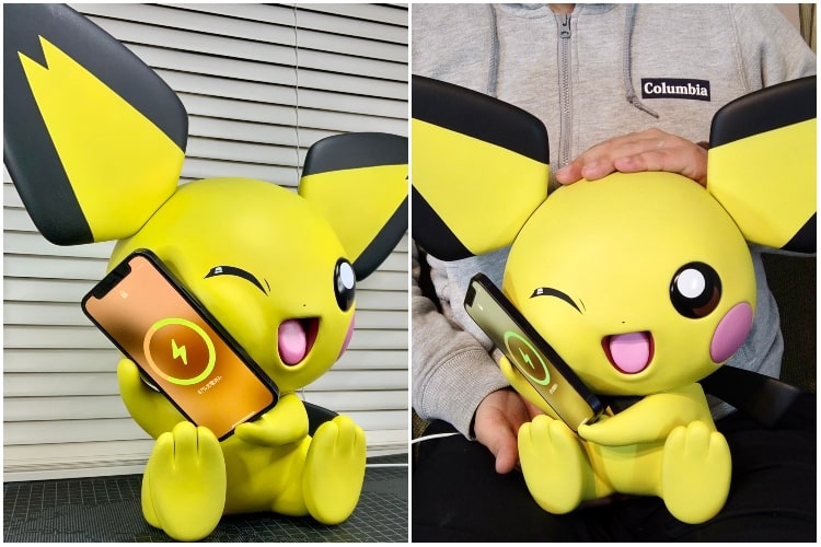 Watch This YouTuber Make a Super-Adorable Pichu Charging Dock with a MagSafe Charger