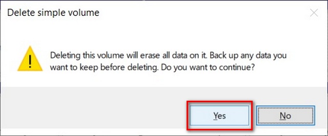 confirm disk merging