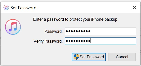 How to Encrypt Local Backups of iPhone or iPad on Windows - 23