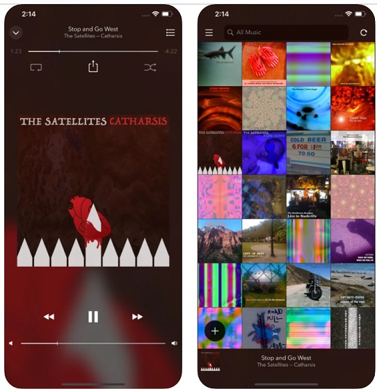 iphone music player app