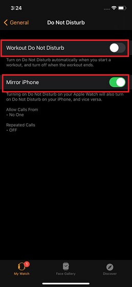 How to Turn on Do Not Disturb on Apple Watch  Guide  - 52