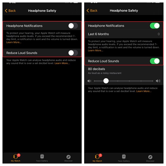 How to Use Headphone Safety on Apple Watch - 40