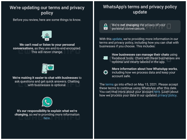 WhatsApp Will Better Explain New Policy with In App Banners - 25