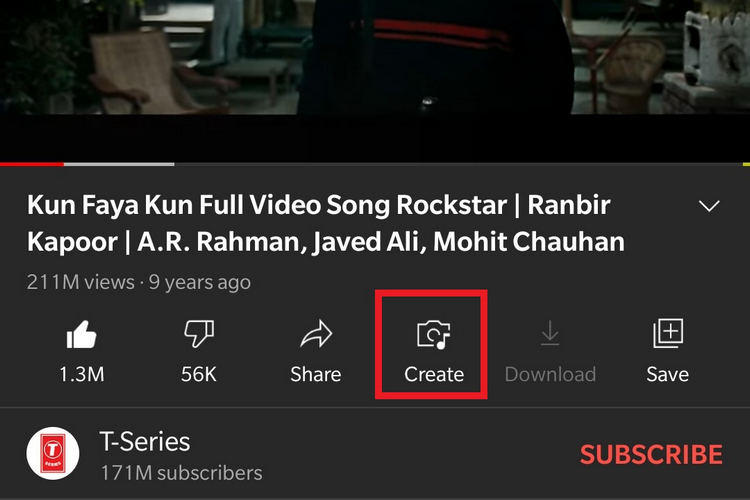 YouTube Adds a 'Create' Button for Shorts in Player Interface | Beebom
