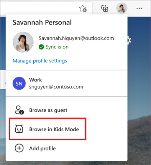 How to Use Kids Mode on Microsoft Edge - 2