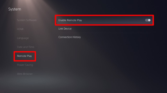 Ps4 remote 2024 play settings