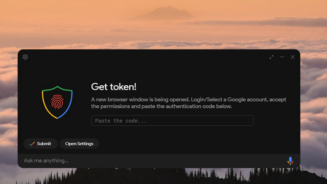 get token assistant client