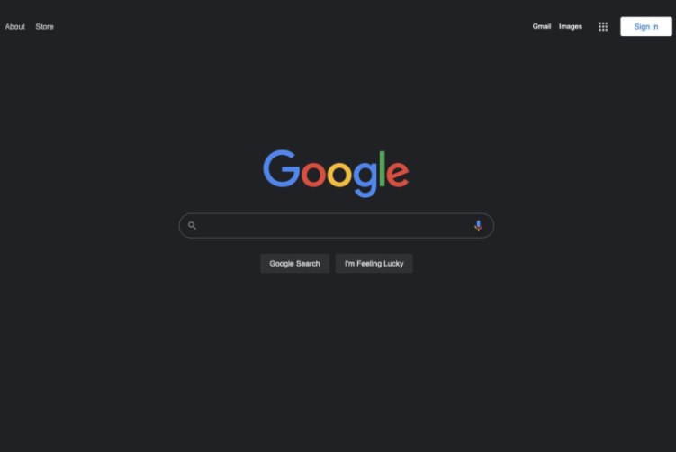 google search dark mode live