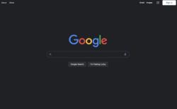 google search dark mode live