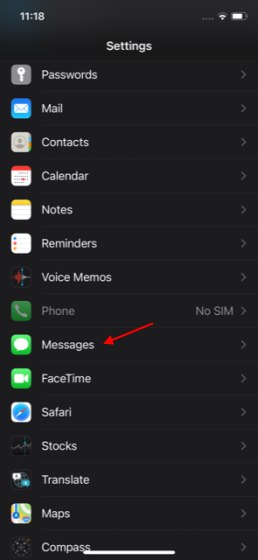 iphone Textnachrichten automatisch löschen